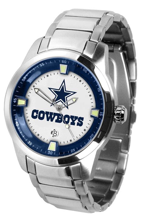 dallas cowboys watches for men|dallas cowboys stainless steel watch.